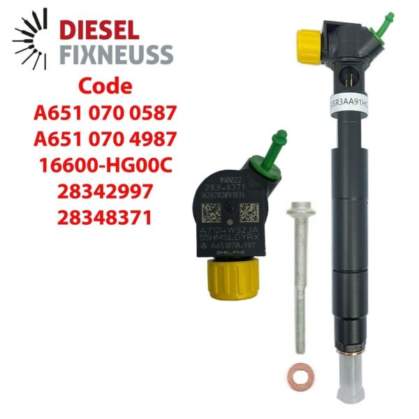 allhues Diesel Injector for 2.2L CDI OM651 Engine – High Precision Replacement - Image 2
