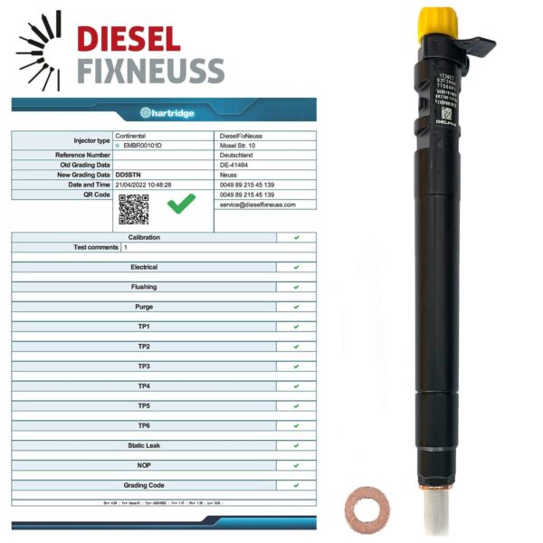 AllHues Diesel Injector for Citroen, Ford, Toyota 2.0 HDi – 9686191080 EMBR00101D - Image 4
