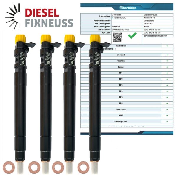 AllHues Diesel Injector for Citroen, Ford, Toyota 2.0 HDi – 9686191080 EMBR00101D - Image 2