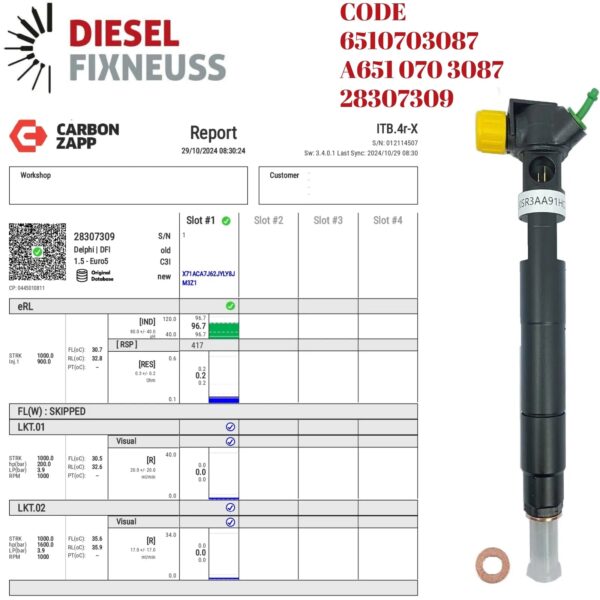 allhues Fuel Injector for 2143cc Diesel Engine – High-Performance Replacement Part - Image 2